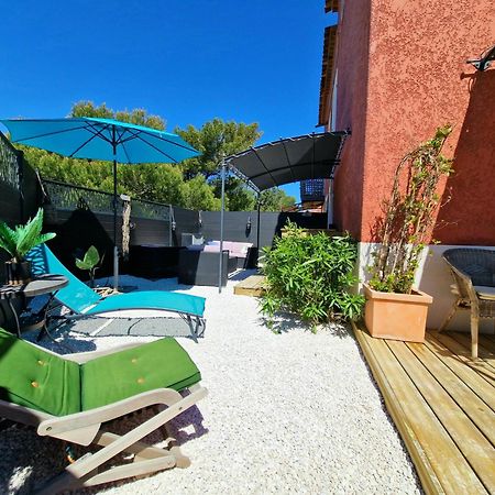 L'Instant Mer - Bord De Mer - Studio Avec Grand Jardin A La Capte Hyères Buitenkant foto