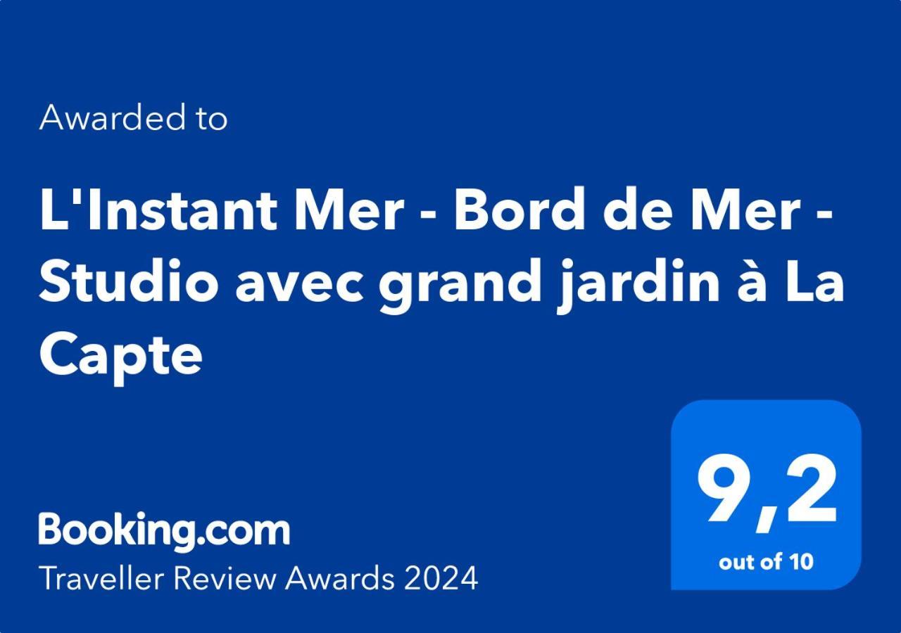 L'Instant Mer - Bord De Mer - Studio Avec Grand Jardin A La Capte Hyères Buitenkant foto